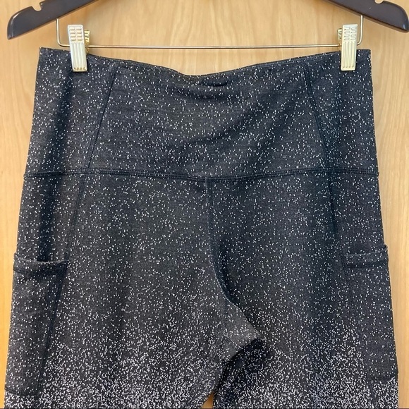 CHAMPION  Sz XL Ombre Tiny Dots Leggings Activewear Tights w/ Pockets - Picture 2 of 7